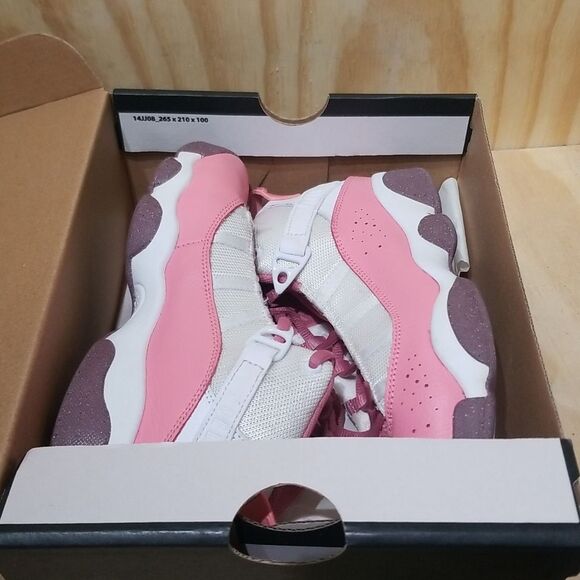 Jordan 6 Rings Mid His Airness Girls 2.5 Y (GS)- 323419-063 - Picture 8 of 9